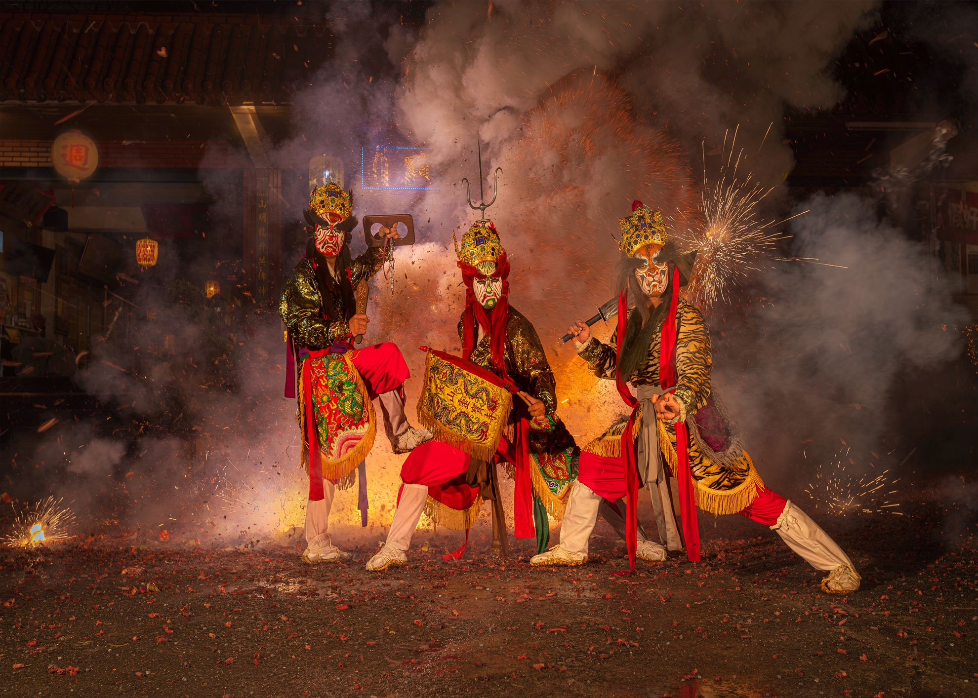 銅牌 董生財 威震四方